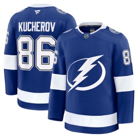 Maillot de Hockey Tampa Bay Lightning Fanatics Premium Nikita Kucherov 2024-25 Bleu Domicile - Homme